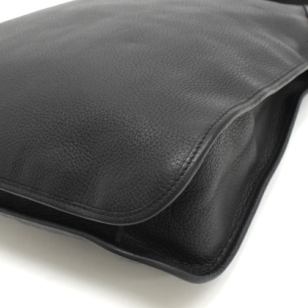 Gucci Shoulder Bag Leather Black Crossbody - Picture 5 of 8